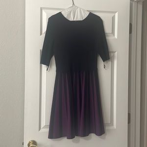 Ted Baker navy/purple dress size 5 UK